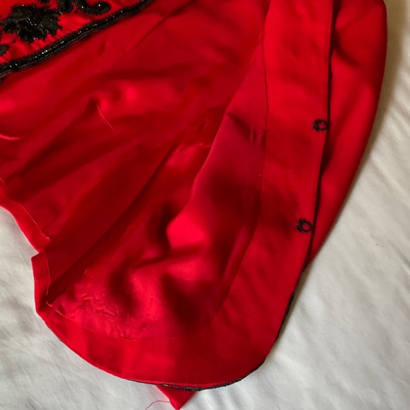 Red and Black Embroidered Jacket by Forecaster of Boston - Picture 4 of 6